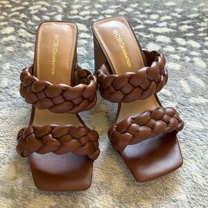 BCBG Generation braided strappy sandals